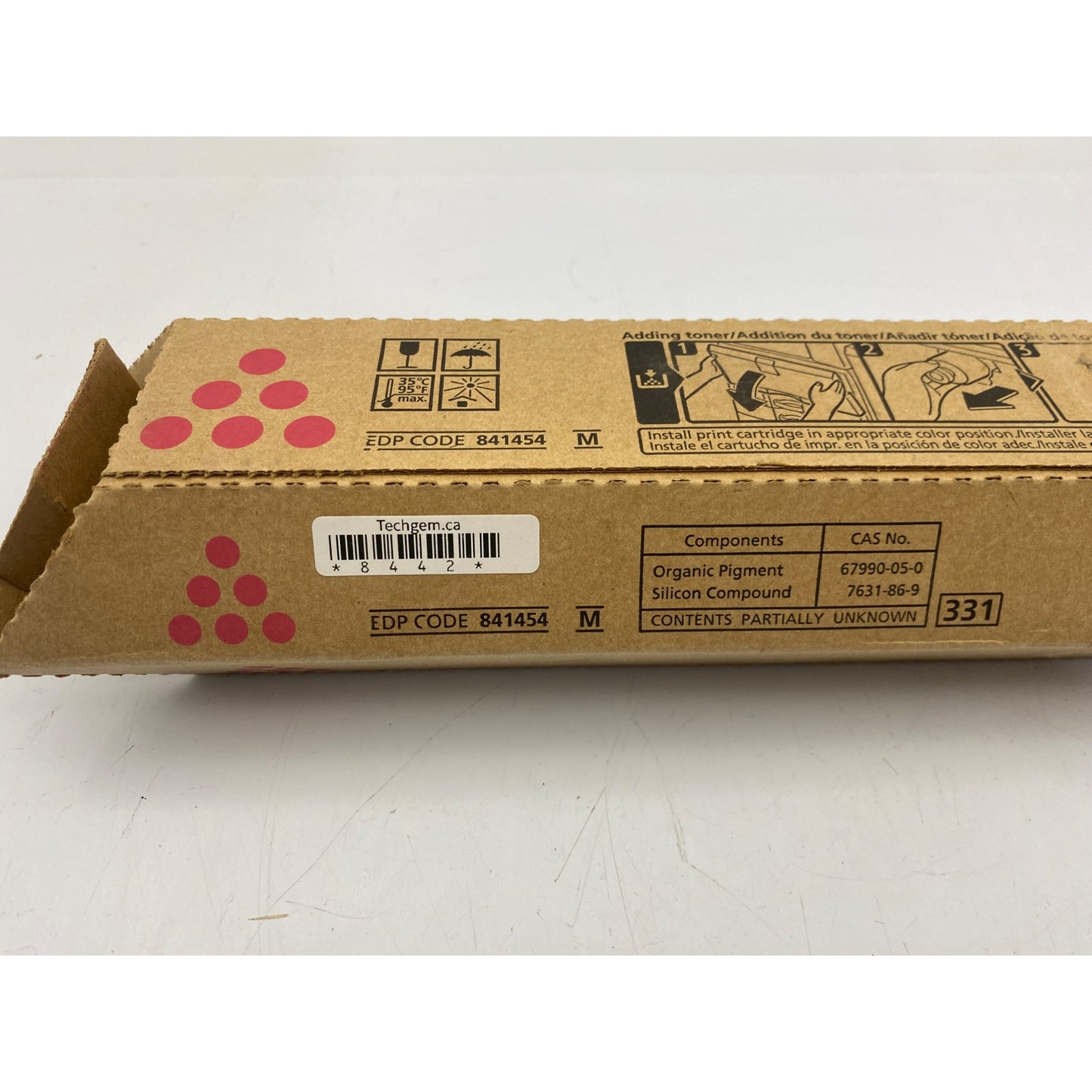 Ricoh Savin Lanier Magenta Print Cartridge Type MP C5501/C9155/LD655C