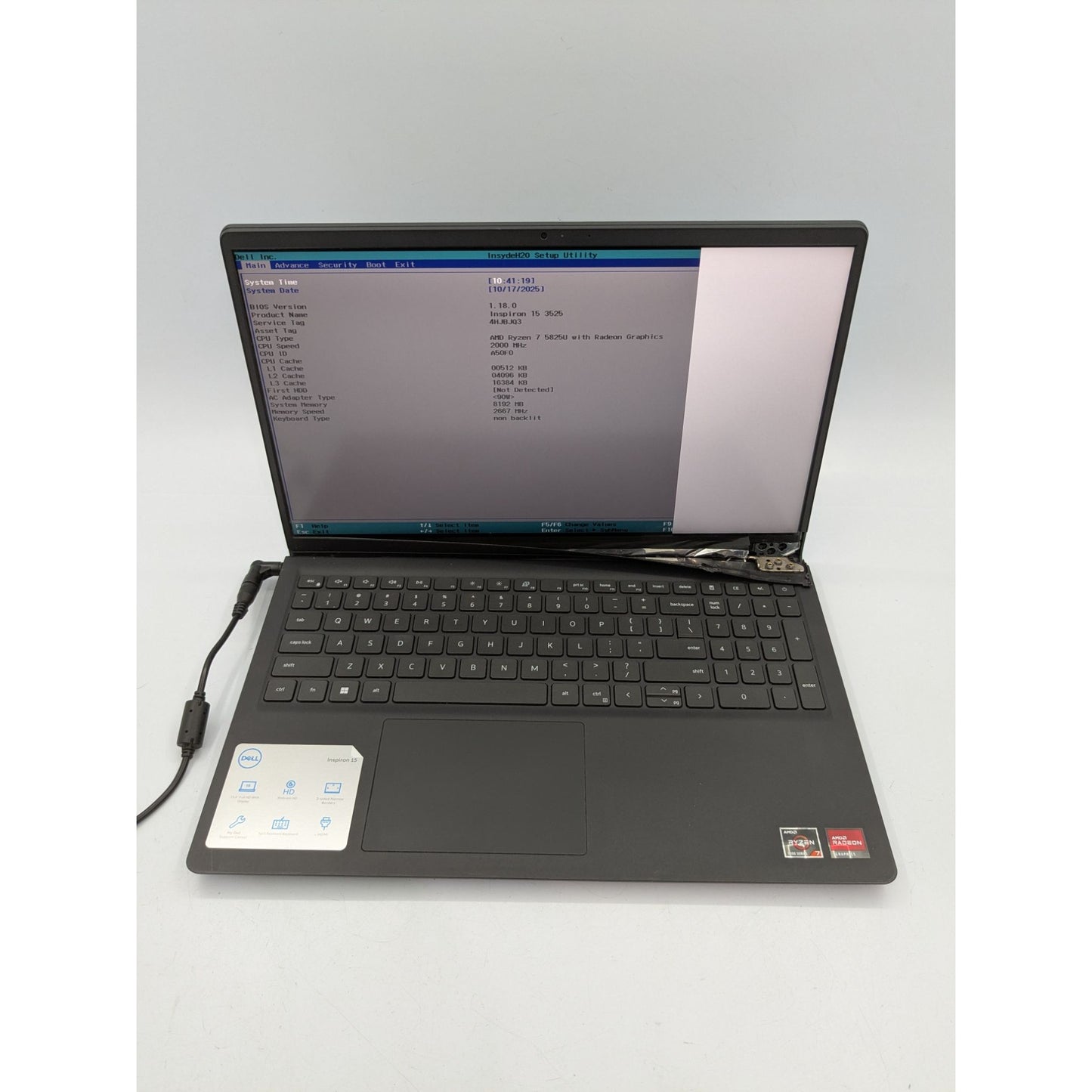 Dell Inspiron 15 3525 15.6" Screen AMD Ryzen 7 5825U 2.0GHz Processor Laptop