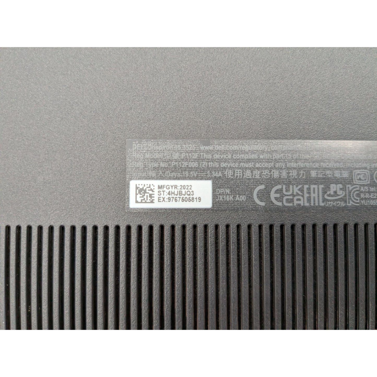 Dell Inspiron 15 3525 15.6" Screen AMD Ryzen 7 5825U 2.0GHz Processor Laptop