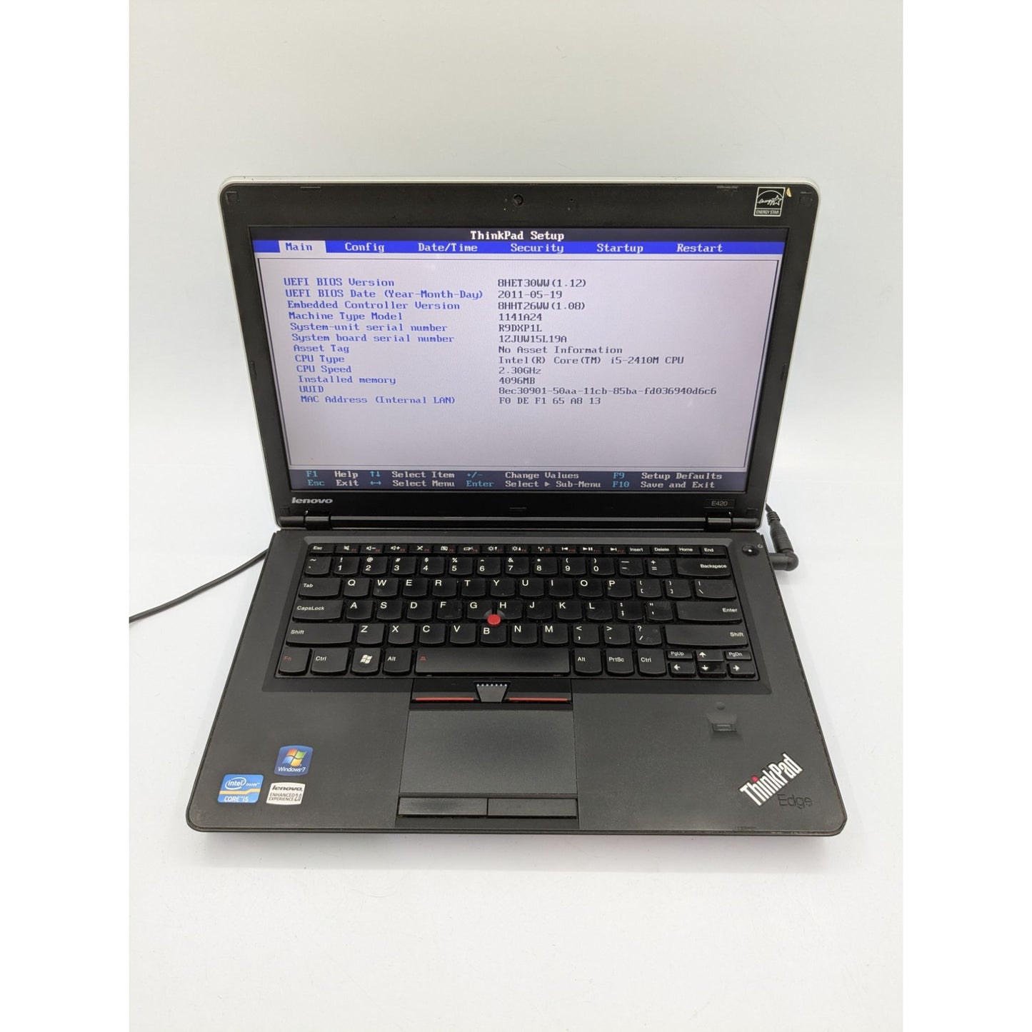Lenovo ThinkPad E420 14" Screen Intel i5-2410M 2.30GHz Processor 4GB RAM