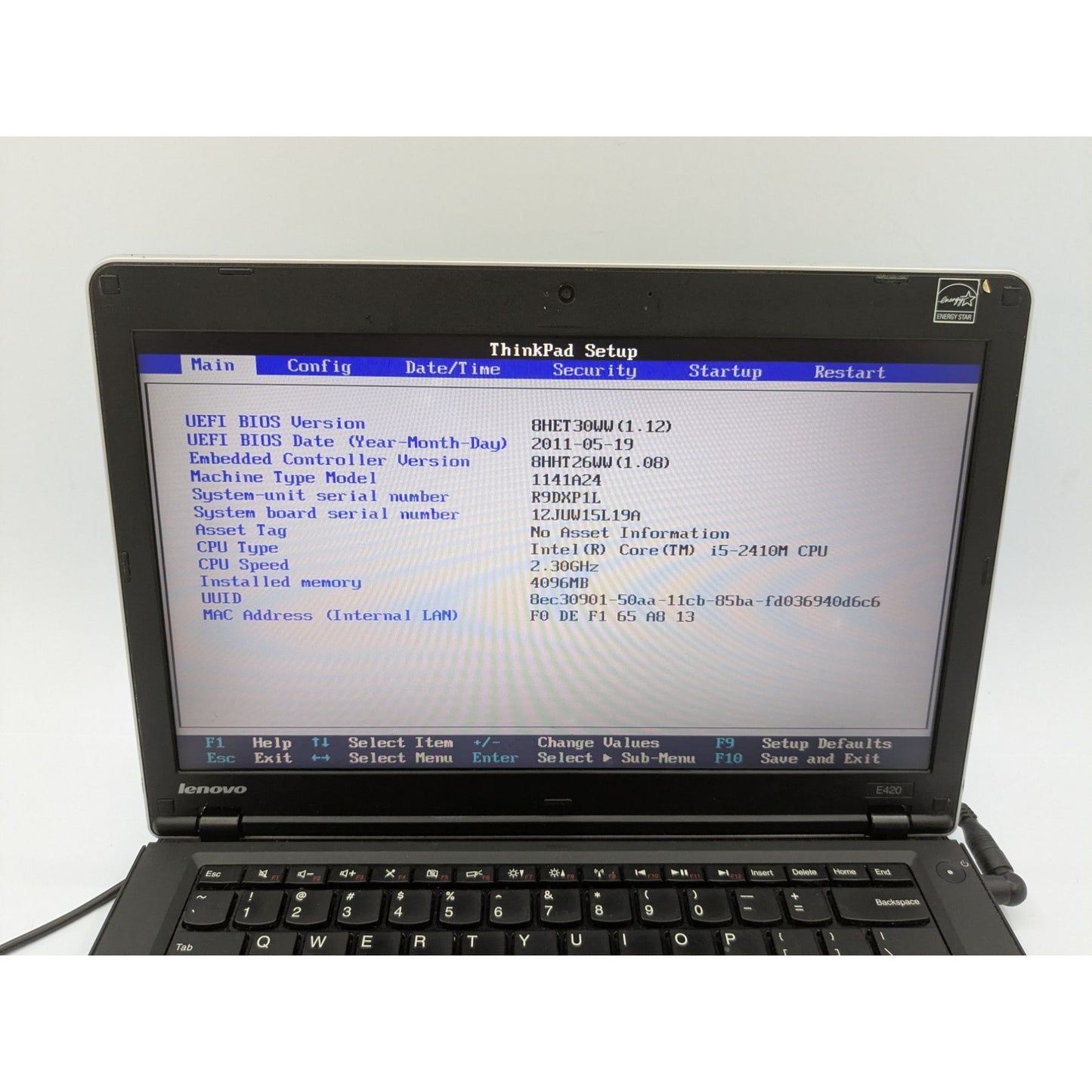 Lenovo ThinkPad E420 14" Screen Intel i5-2410M 2.30GHz Processor 4GB RAM