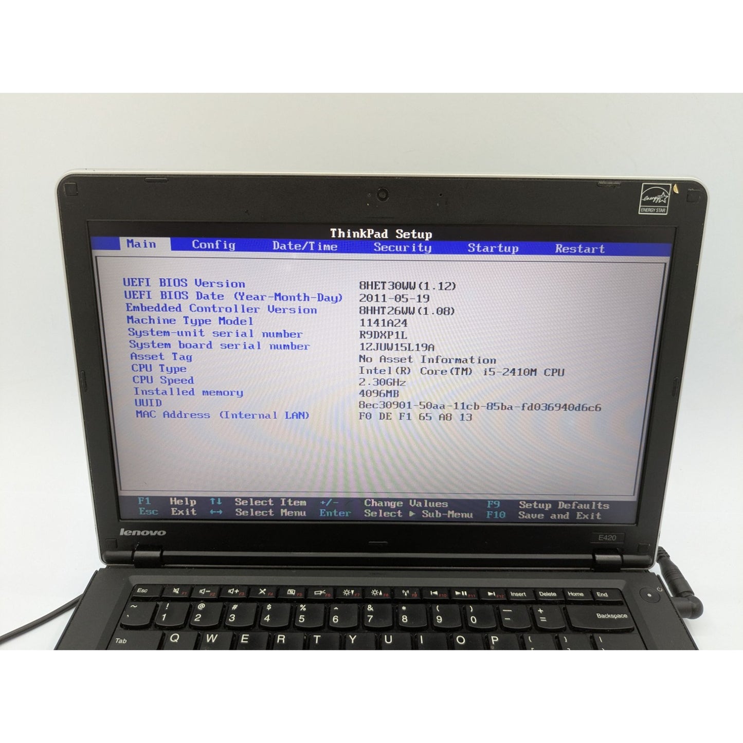 Lenovo ThinkPad E420 14" Screen Intel i5-2410M 2.30GHz Processor 4GB RAM