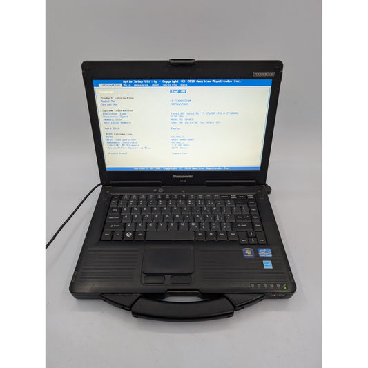 Panasonic Toughbook CF-53ASGZX1M 14” Intel Core i5-2520M 2.50GHz 4GB RAM Laptop