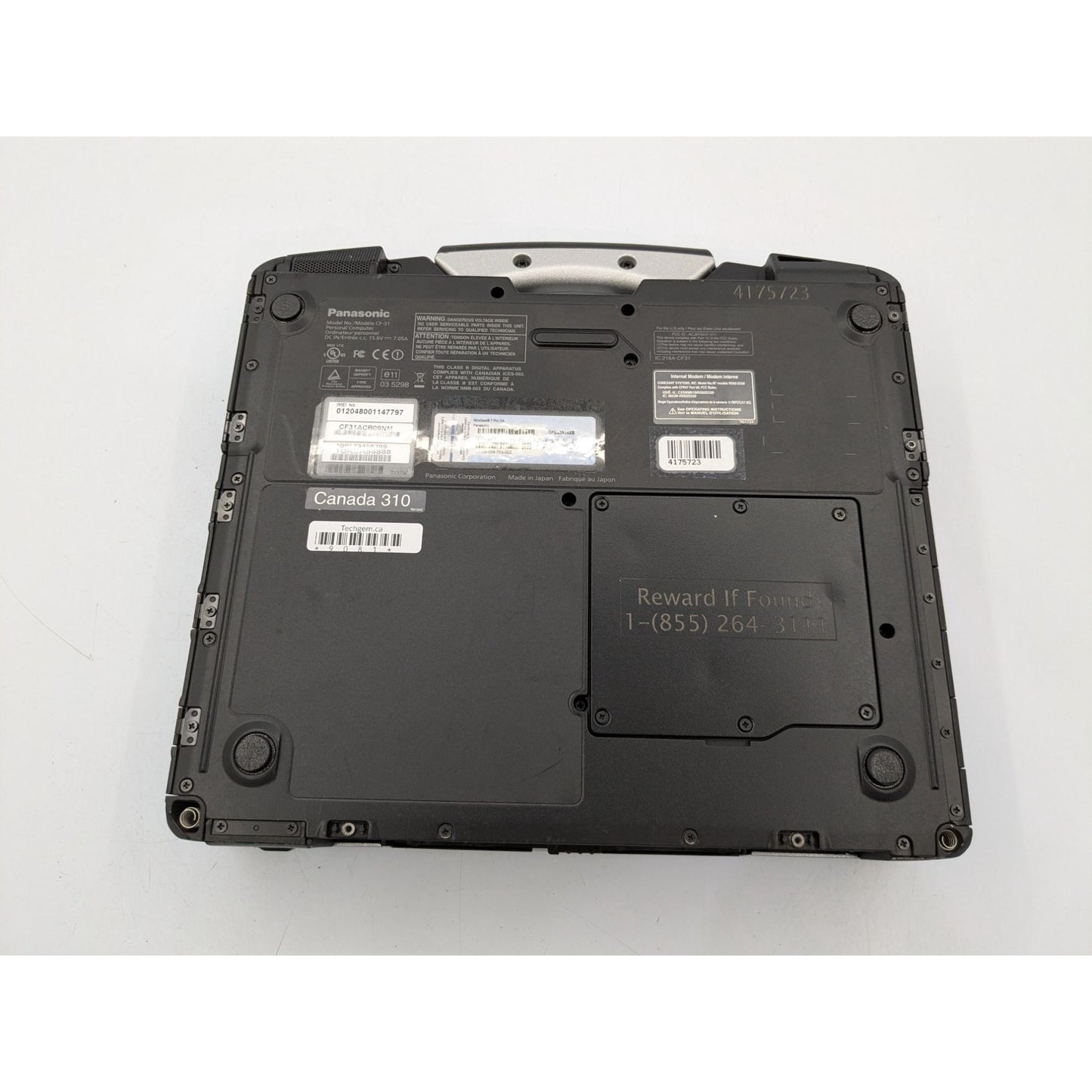 Panasonic Toughbook CF-31 13.1" Intel i5-520M 4GB RAM 2.40GHz Processor Laptop