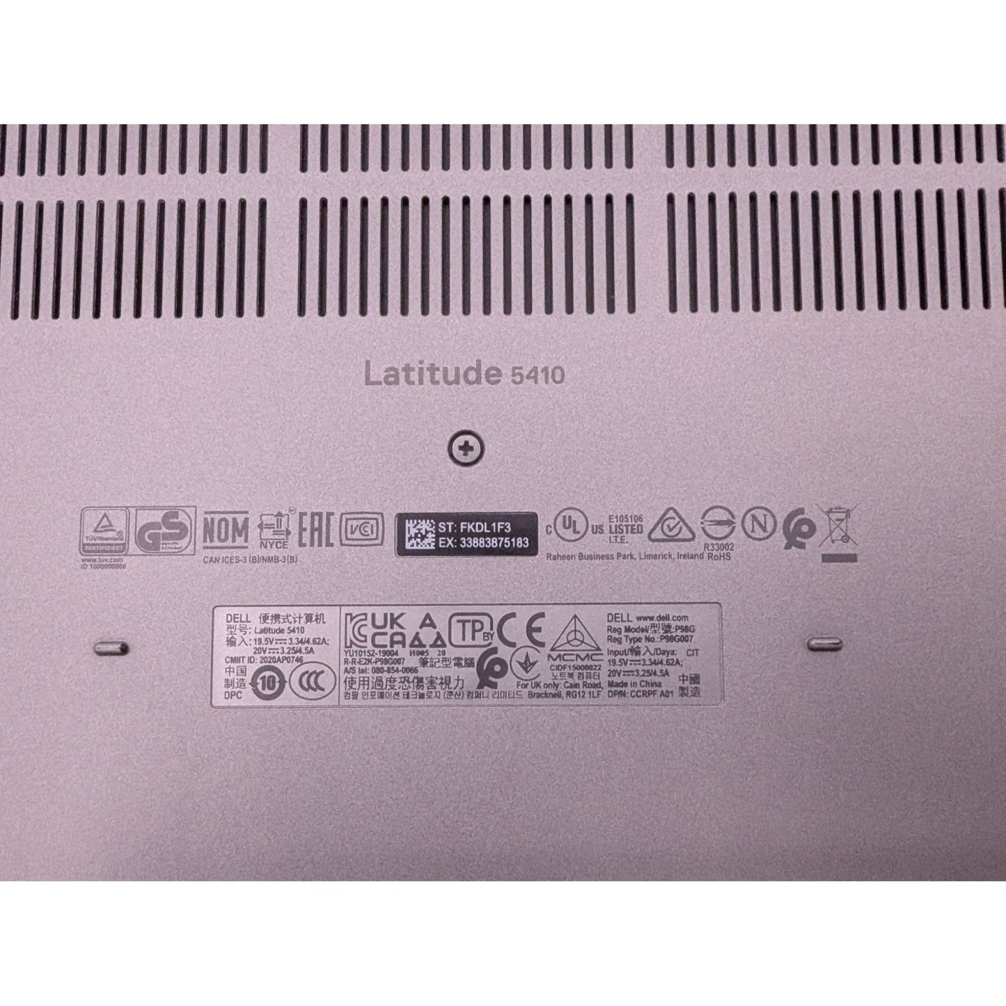 Dell Latitude 5410 14" Touch Intel Core i5-10310U 512GB SSD 32GB RAM Win 11 Pro