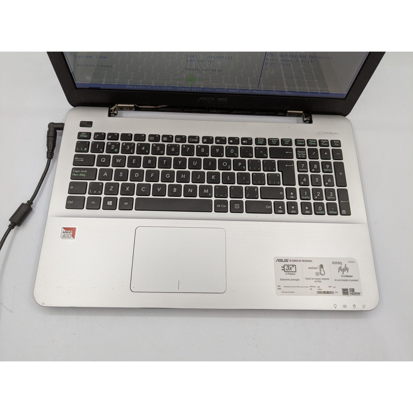 Asus X555QA-BH11-CB 15.6" Display AMD A10-9620P 2.50 Ghz Processor 8GB RAM