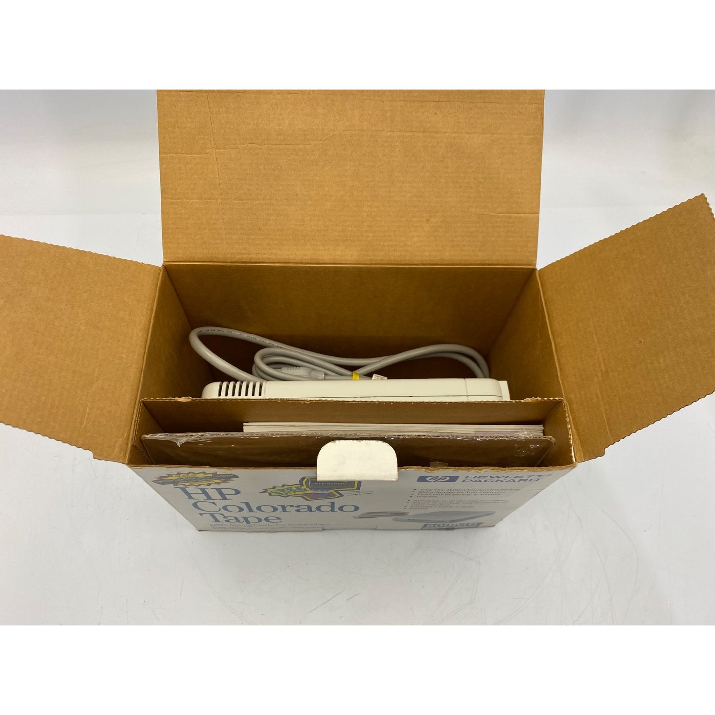 HP Colorado T1000e External Tape Drive With Cables & Box