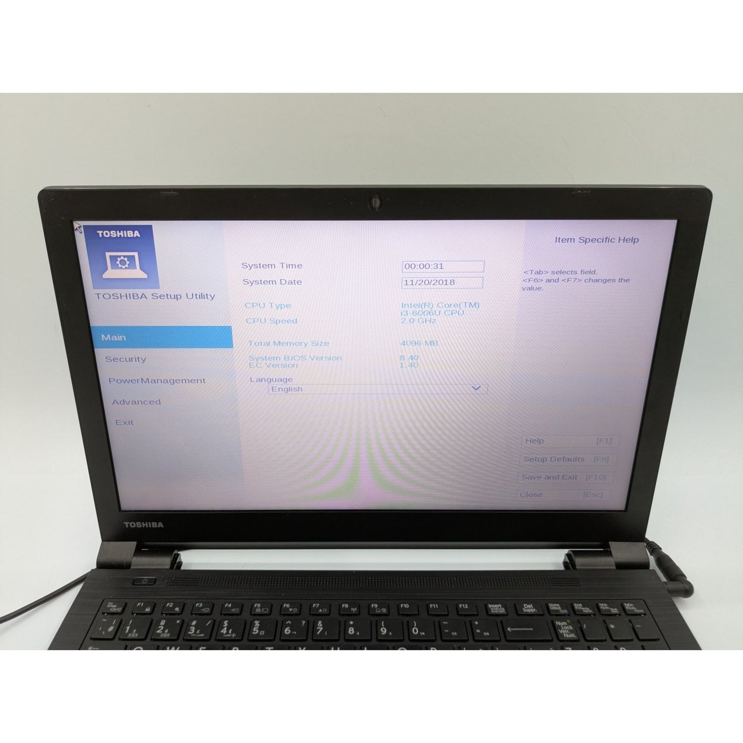 Toshiba Satellite Pro R50-C 15.6" Intel Core i3-6006U 2.00GHz Processor 4GB RAM