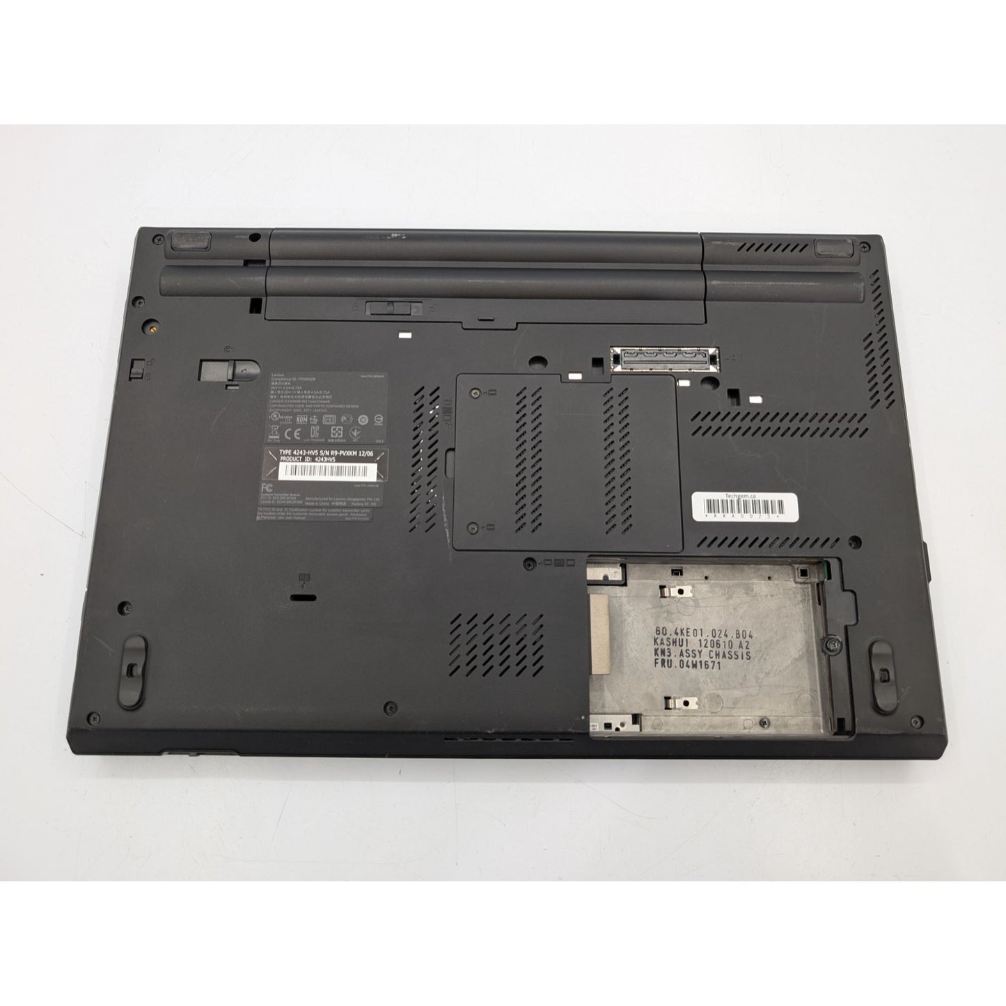 Lenovo ThinkPad T520 15.6" Screen Intel Core i7-2670QM 4GB RAM 2.20GHz Processor