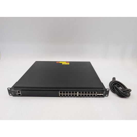 IBM RackSwitch G7028 28-Port Layer 2/3 Ethernet Network Switch 1U Rack-Mountable