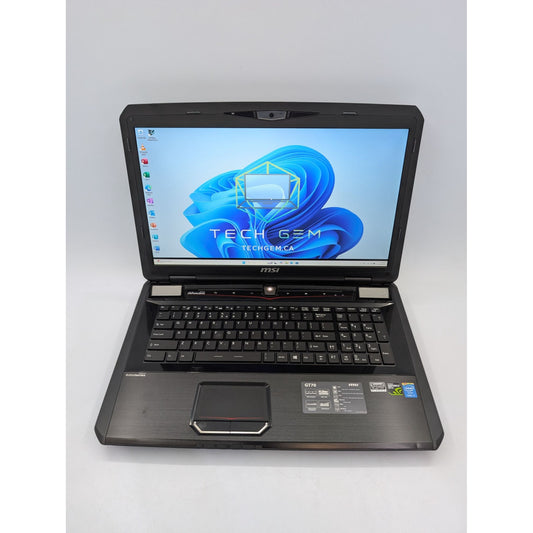 MSI GT70 17.3" Intel Core i7-4700MQ 16GB RAM 128GB SSD Windows 11 Home Activated
