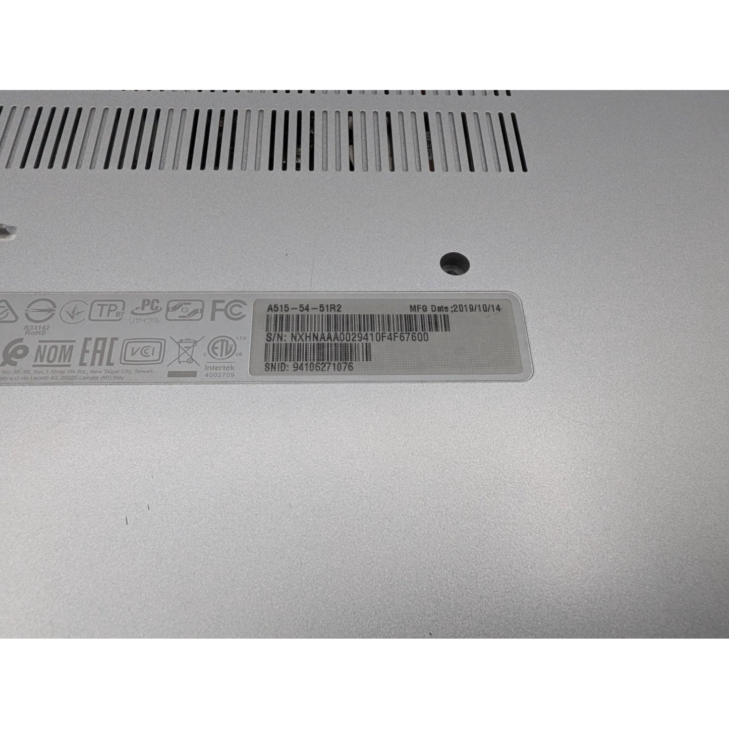 Acer Aspire 5 A515-54-51R2 15.6" Intel Core i5-10210U 1.6GHz Processor Laptop