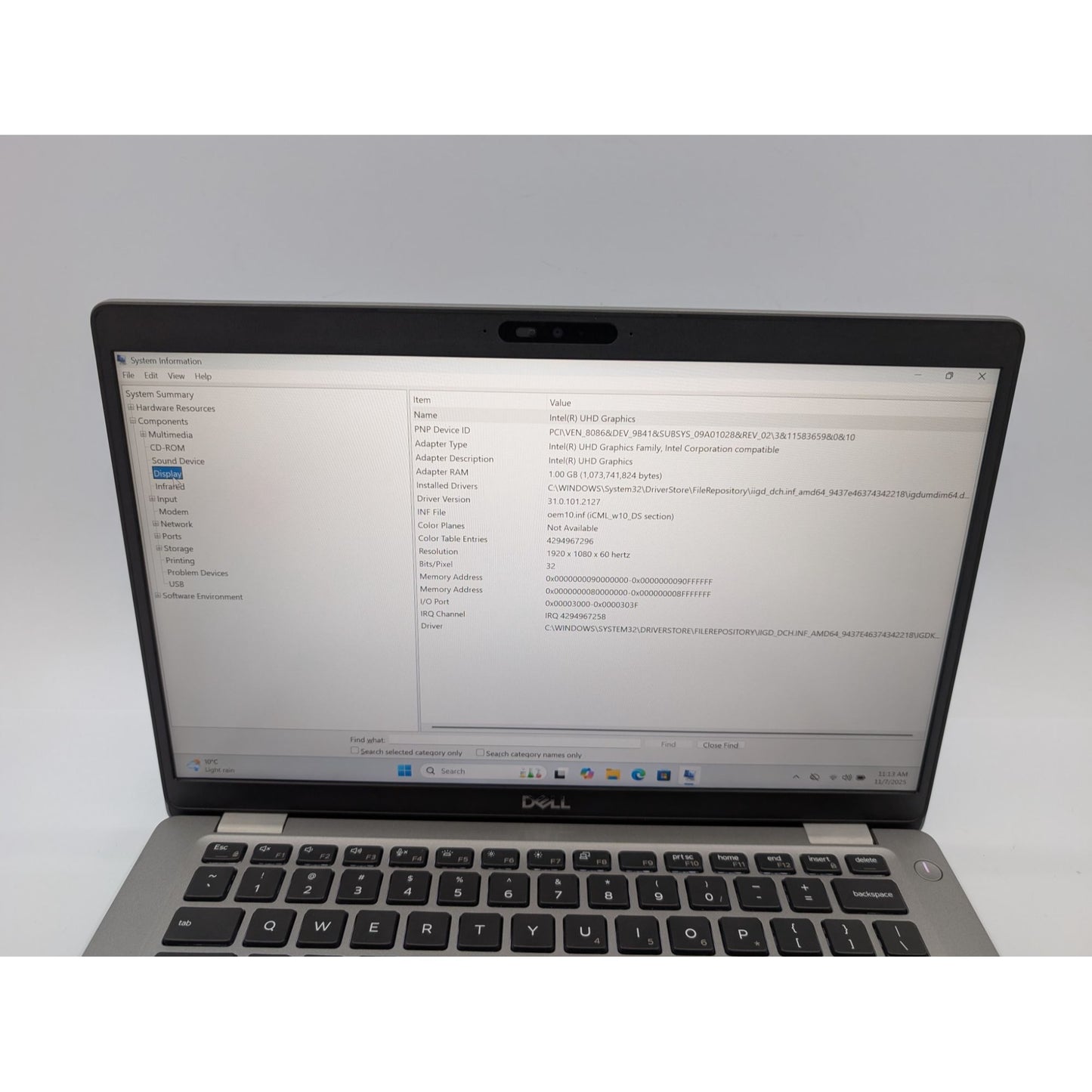 Dell Latitude 5410 14" Touch Intel Core i5-10310U 32GB RAM 512GB SSD Win 11 Pro