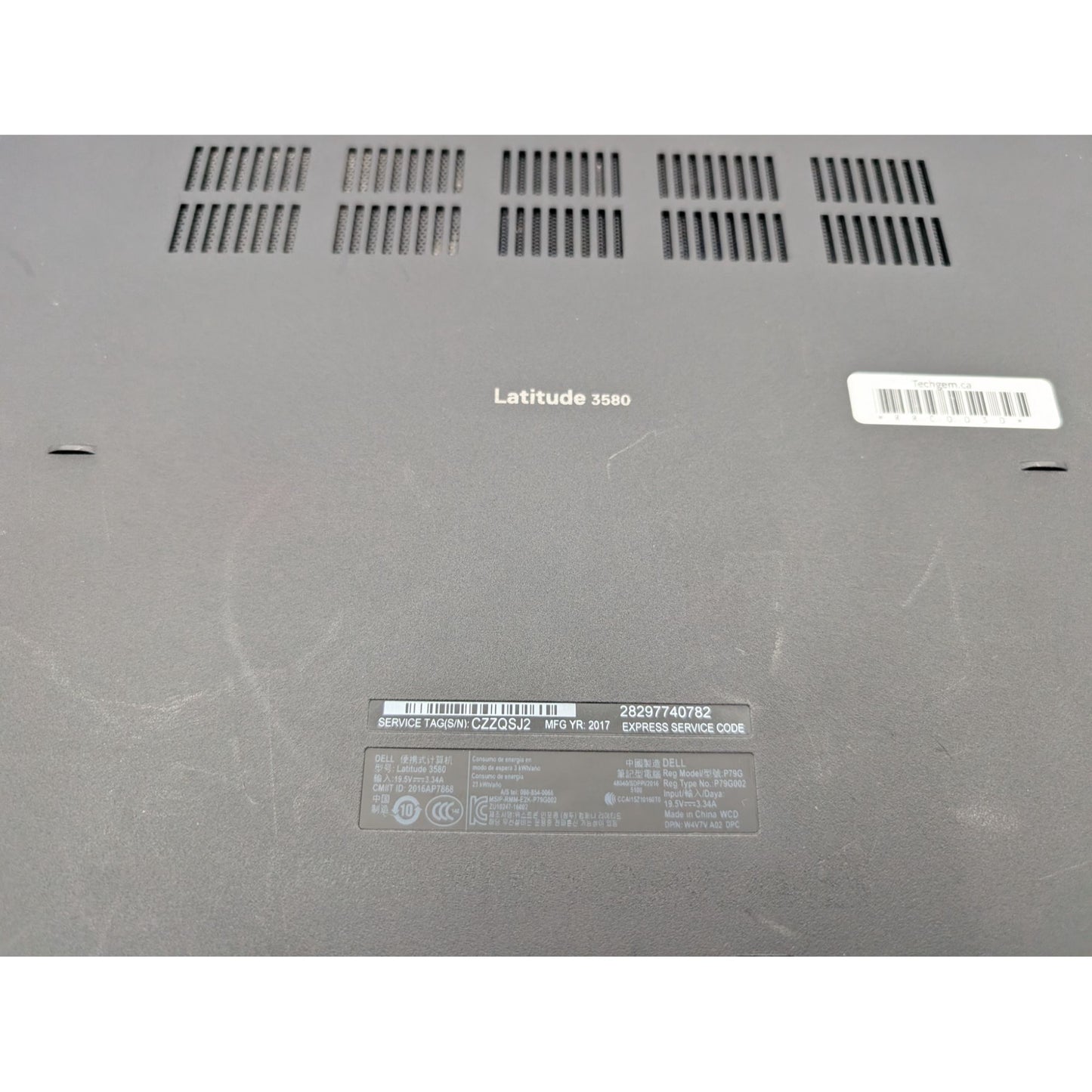 Dell Latitude 3580 15.6" Intel Core i7-7500U 16GB RAM 500GB SSD Window 11 Pro