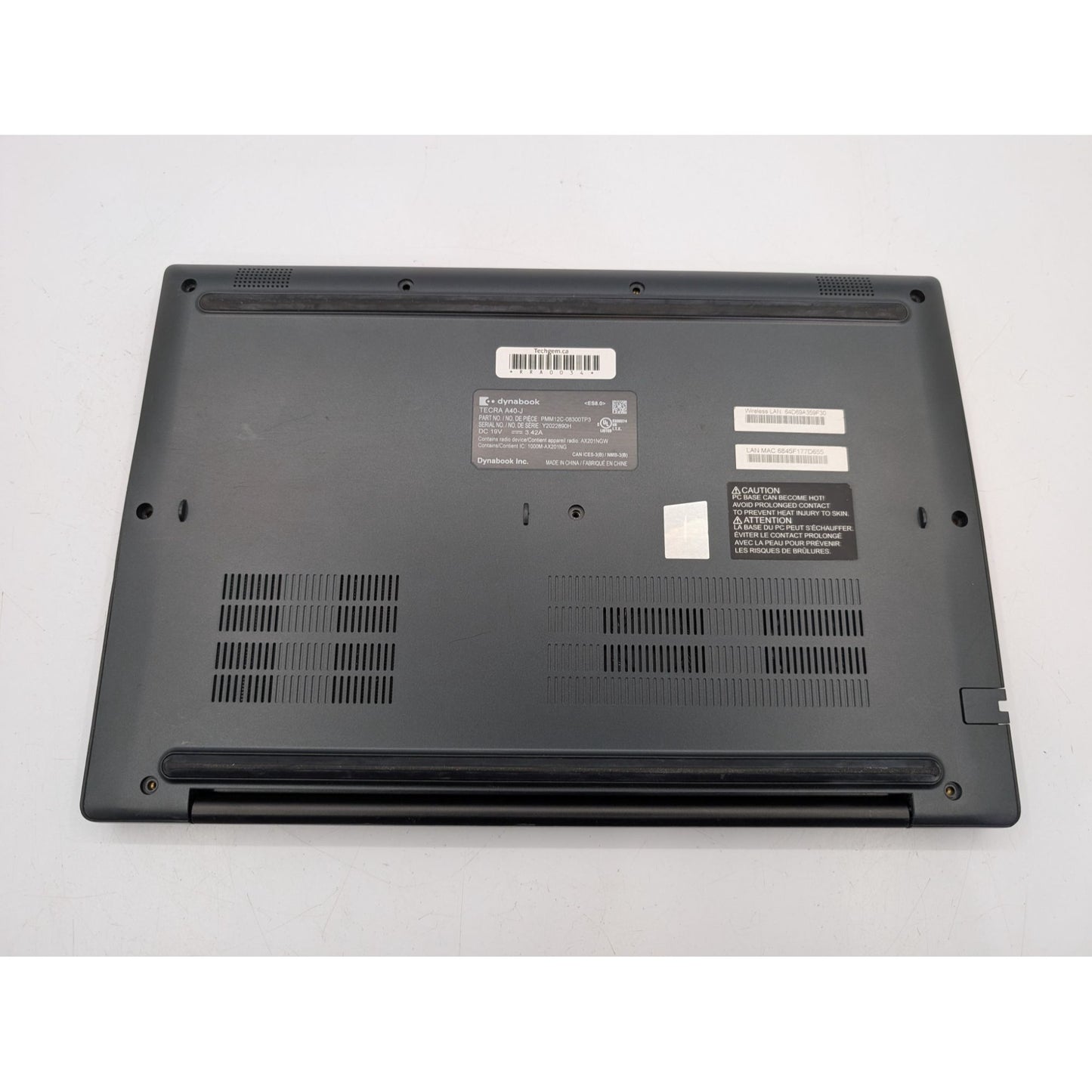 Dynabook Tecra A40-J 14" Display Intel Core i5-1135G7 2.40GHz Processor Laptop