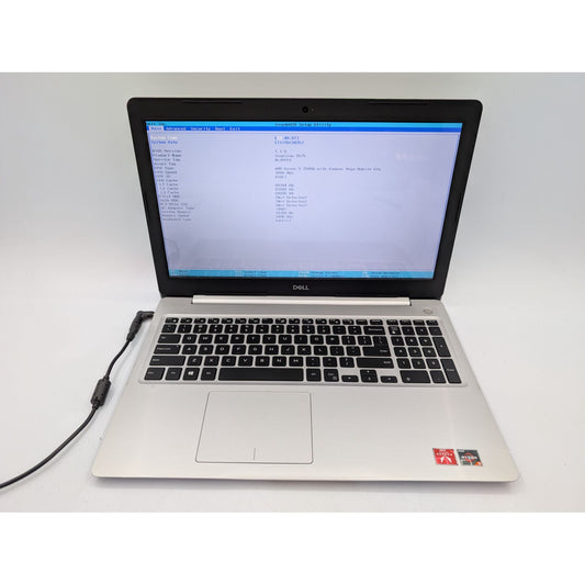 Dell Inspiron 5575 15.6" Display AMD Ryzen 5 2500U 3.60GHz 8GB RAM Silver Laptop
