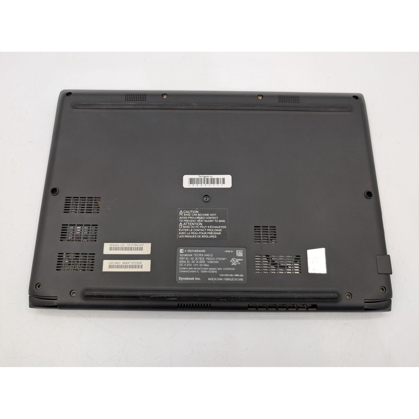 Dynabook Tecra A40-G Intel Core i5-10210U 14" 1.6GHz Processor Black Laptop