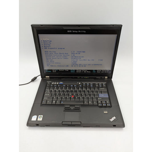 Lenovo ThinkPad T61 15.6" Display Intel Core 2 Duo T7300 2.00 GHz 2GB RAM Laptop