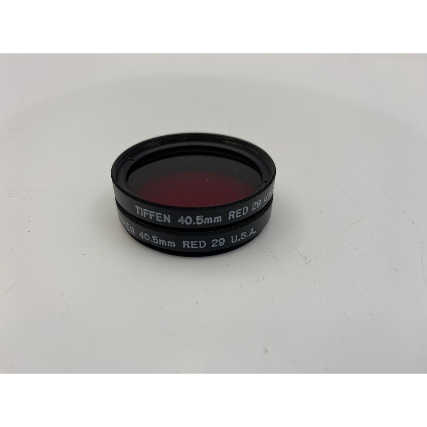 Lot of 2 Tiffen 40.5mm Red 29 Filter Camera Lenses