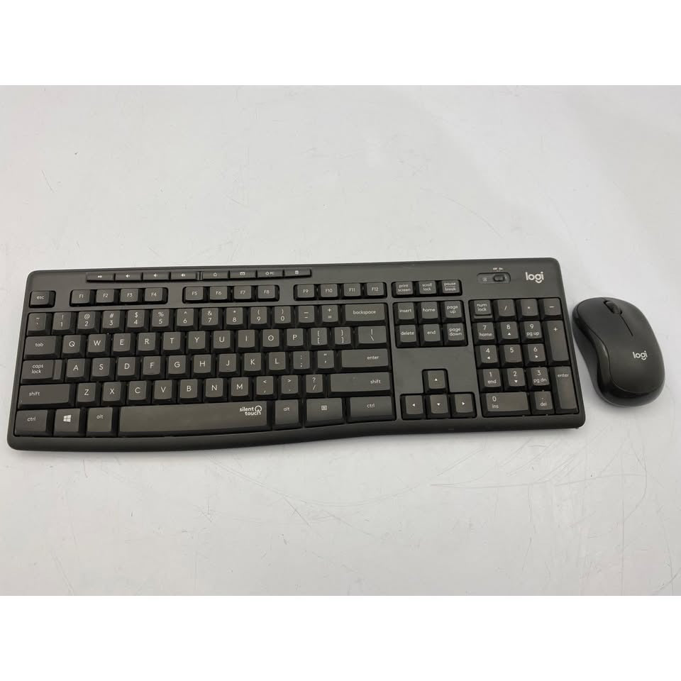 Wireless Keyboard & Mouse Set - Logitech and Lenovo