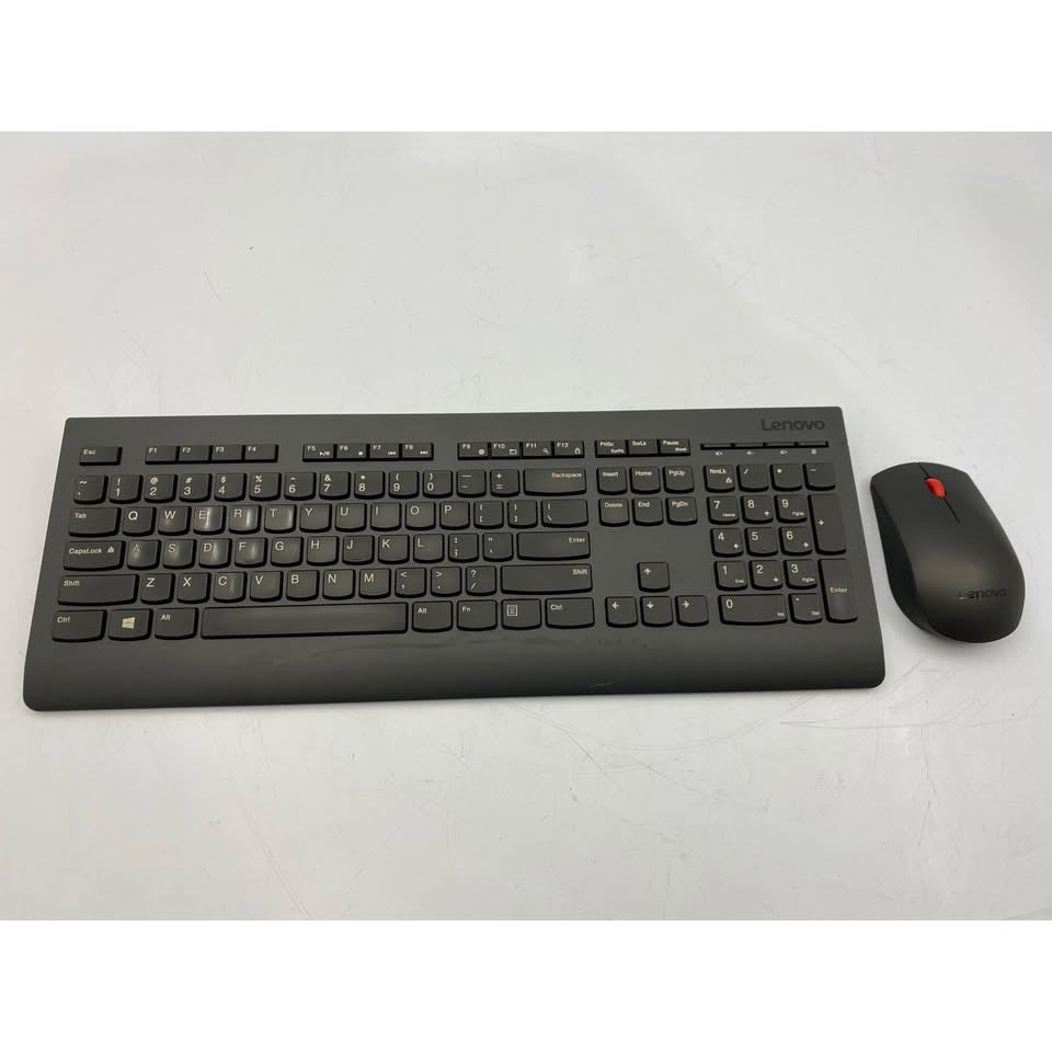 Wireless Keyboard & Mouse Set - Logitech and Lenovo