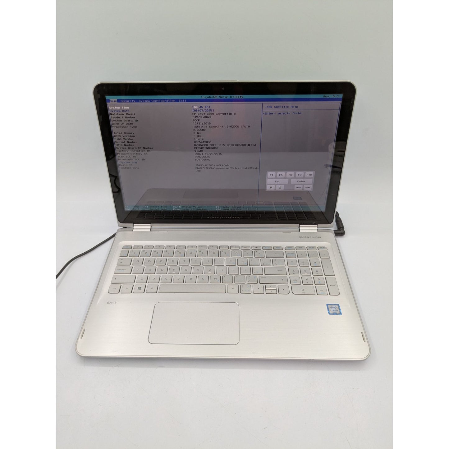 HP Envy x360 Convertible 15-W158CA 15.6" Screen Intel Core i5-6200U 8GB RAM