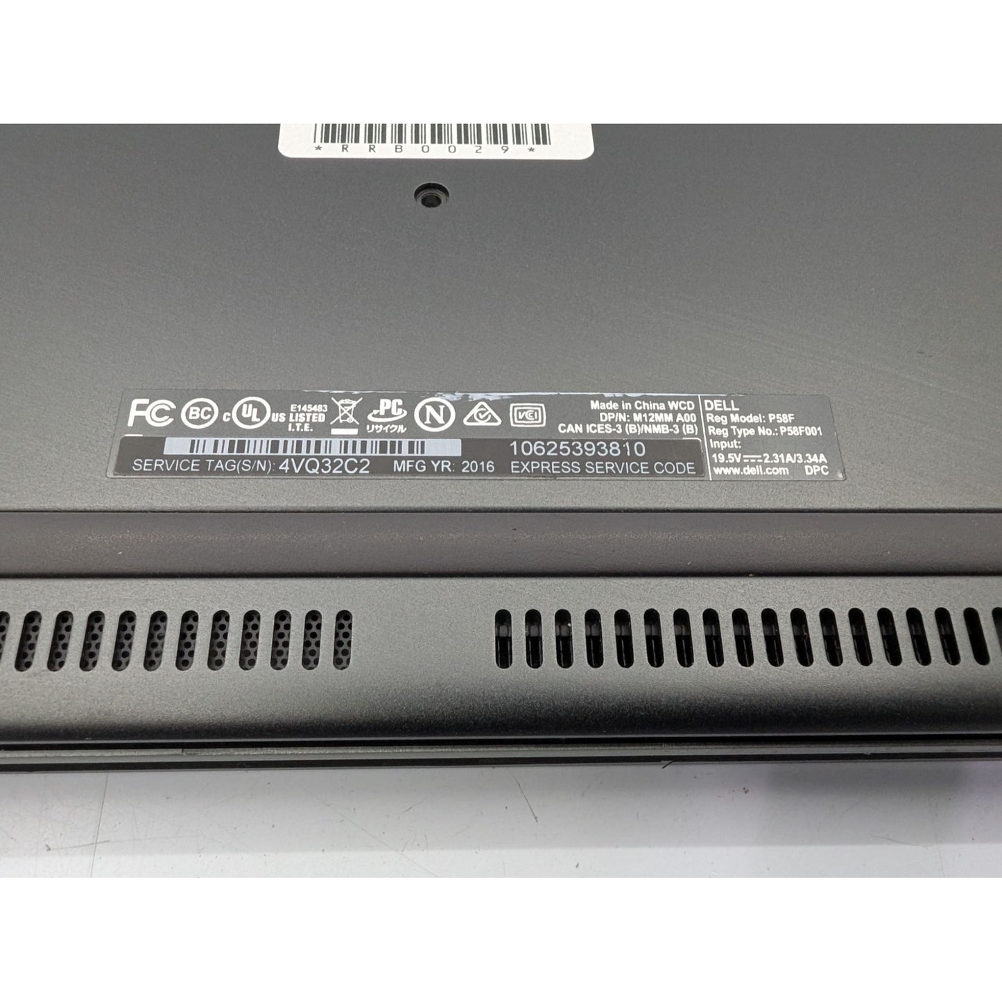 Dell Inspiron 15 7579 Intel Core i5-7200U 15.6" Screen 2.50GHz Processor Laptop