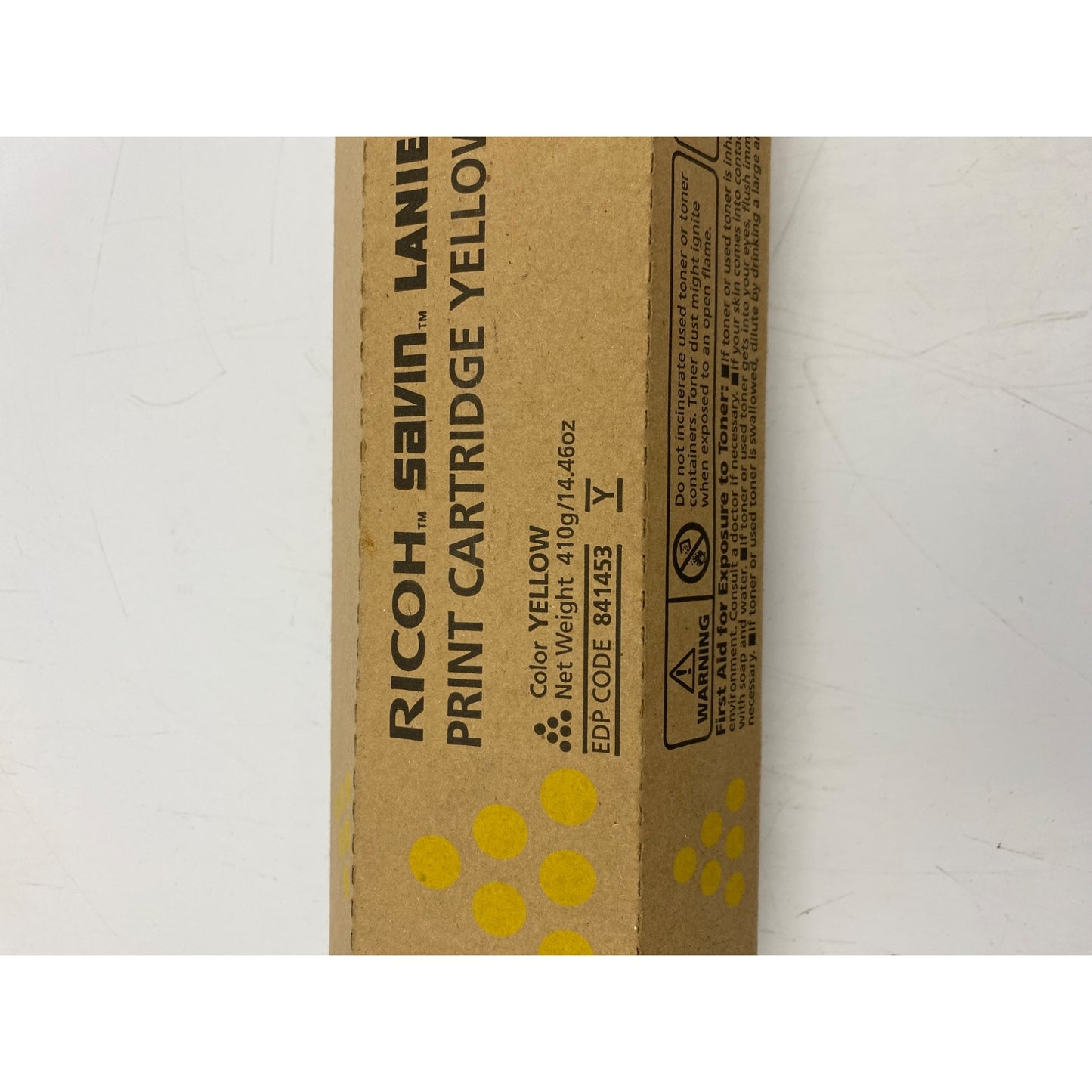 Ricoh Savin Lanier Yellow Print Cartridge 841453