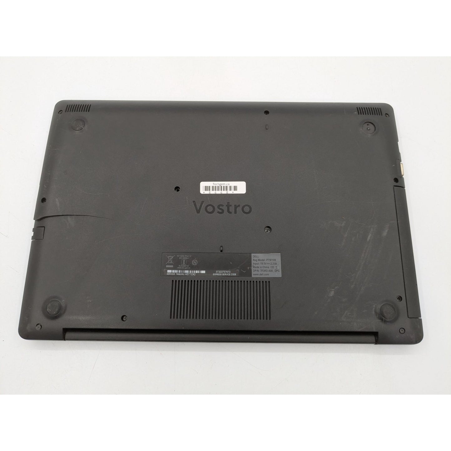 Dell Vostro 3581 15.6" Display Intel Core i3-7020U 2.30 GHz Processor Laptop