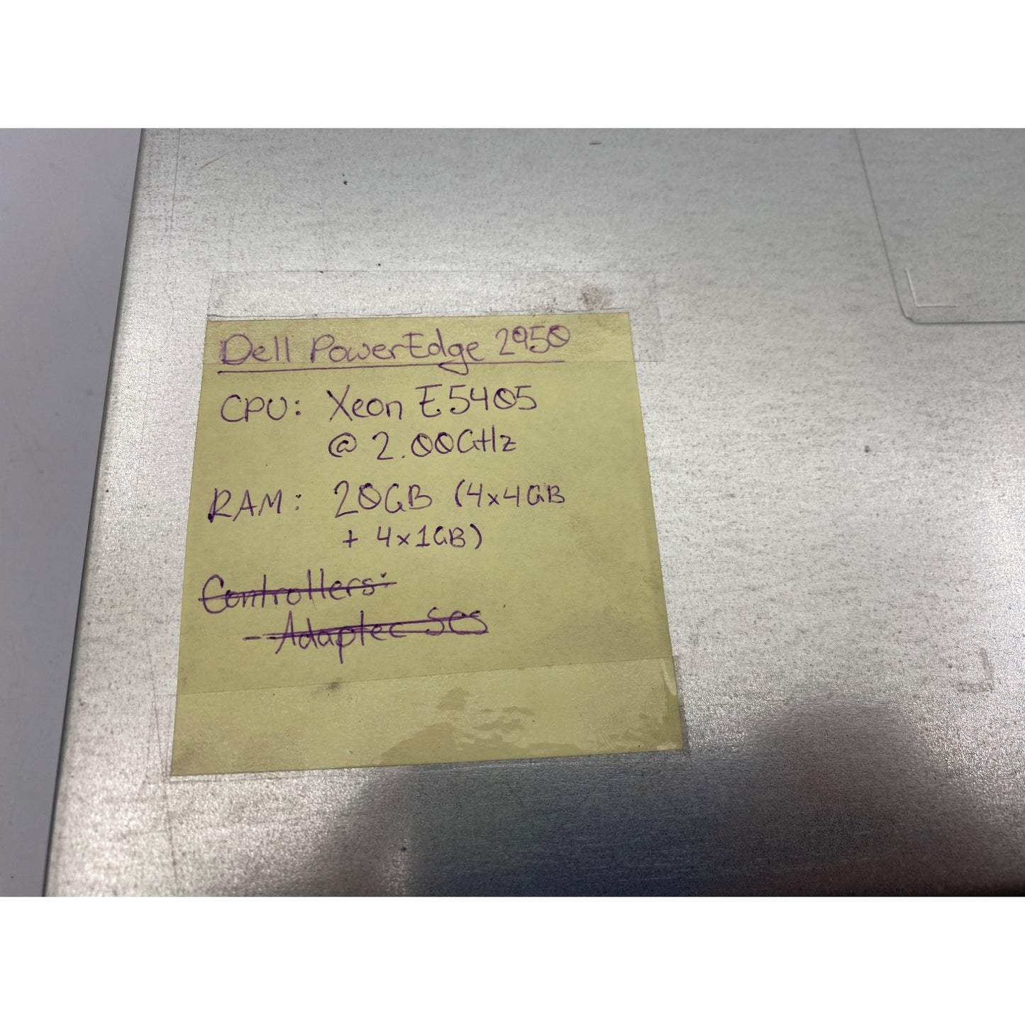 Dell PowerEdge 2950 Server Xeon E5405 2.00GHz 20GB RAM DVD-ROM