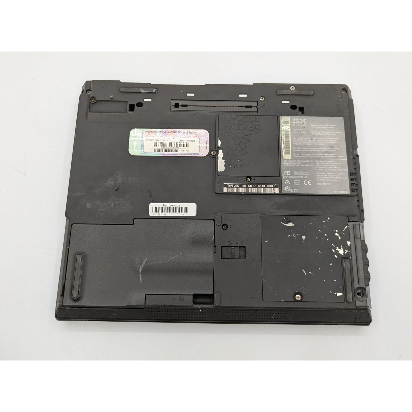 IBM ThinkPad T21 14" Screen Laptop Intel Pentium III 0.75GHz Processor 128MB RAM