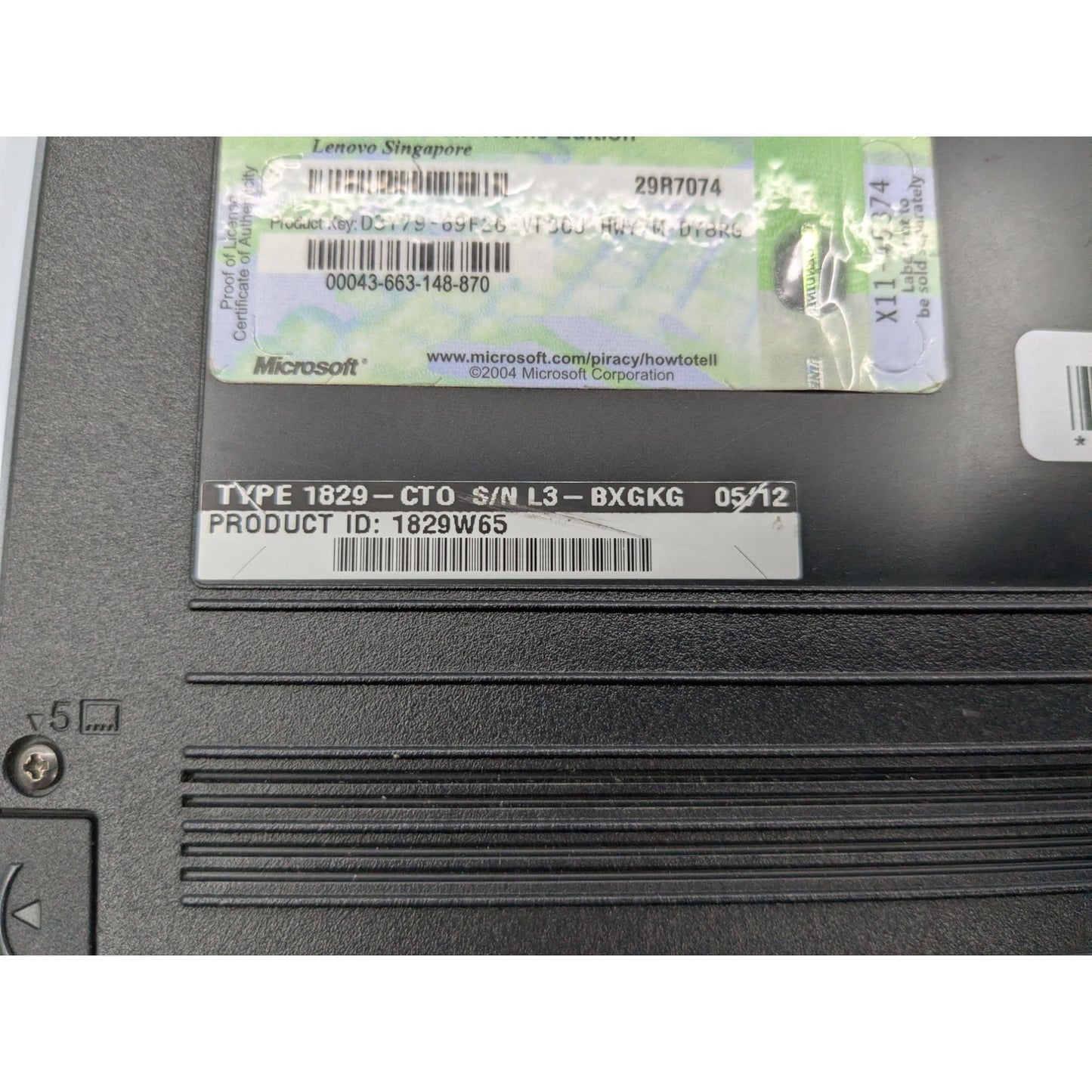 IBM ThinkPad R51 15" Display Intel Pentium M 1.50 GHz 512MB RAM Black Laptop