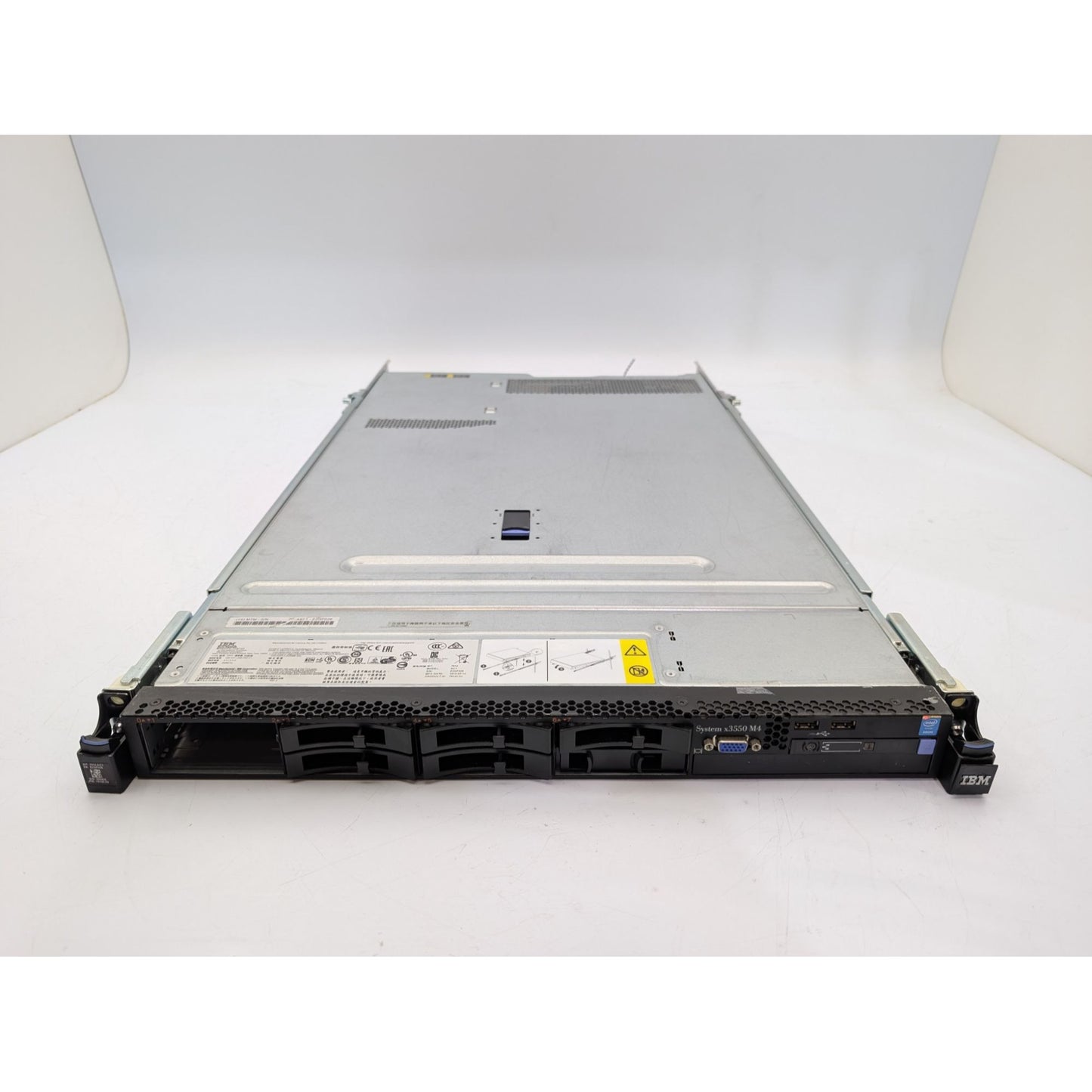 IBM System x3550 M4 USB VGA Ports 1U Rack-Mountable Server - Black