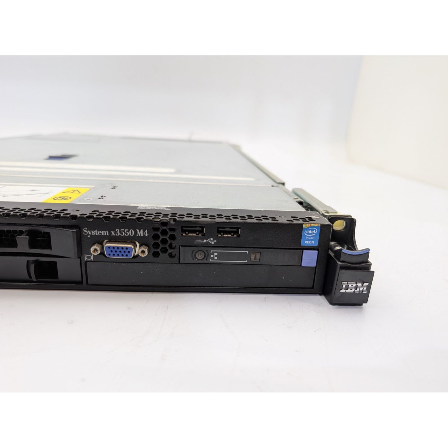 IBM System x3550 M4 USB VGA Ports 1U Rack-Mountable Server - Black