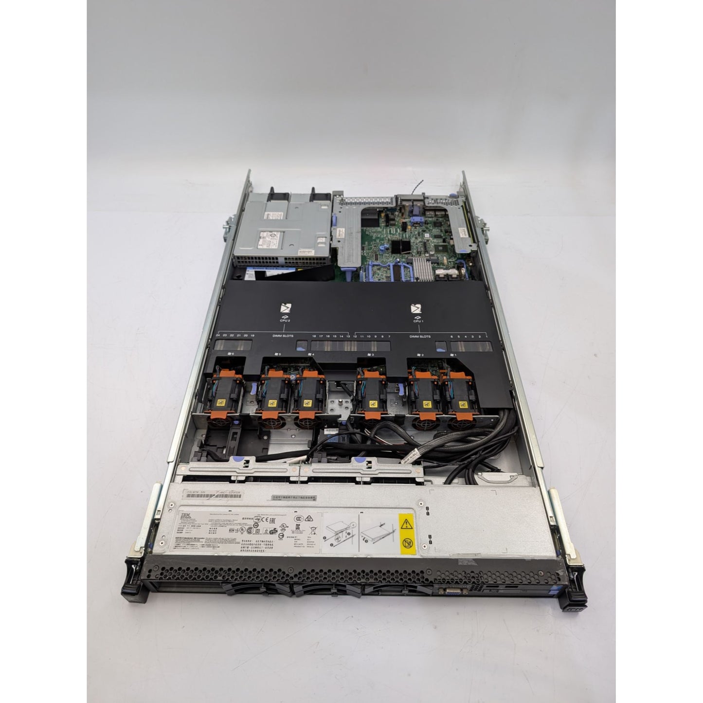 IBM System x3550 M4 USB VGA Ports 1U Rack-Mountable Server - Black