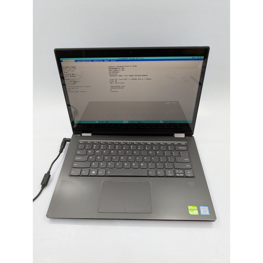 Lenovo IdeaPad Flex-5-1470 14" Display Screen Intel Core i7-8550U Gray Laptop