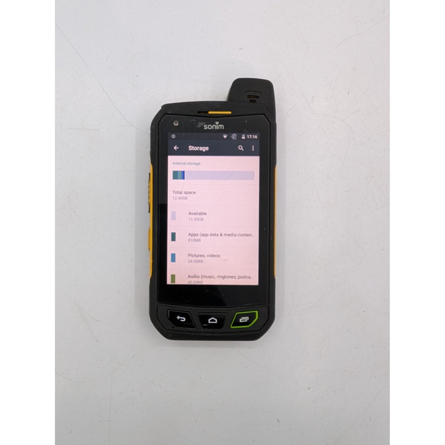 Sonim XP7700 Smartphone Bluetooth 4" Display Qualcomm MSM8926 Android 5 1GB+16GB