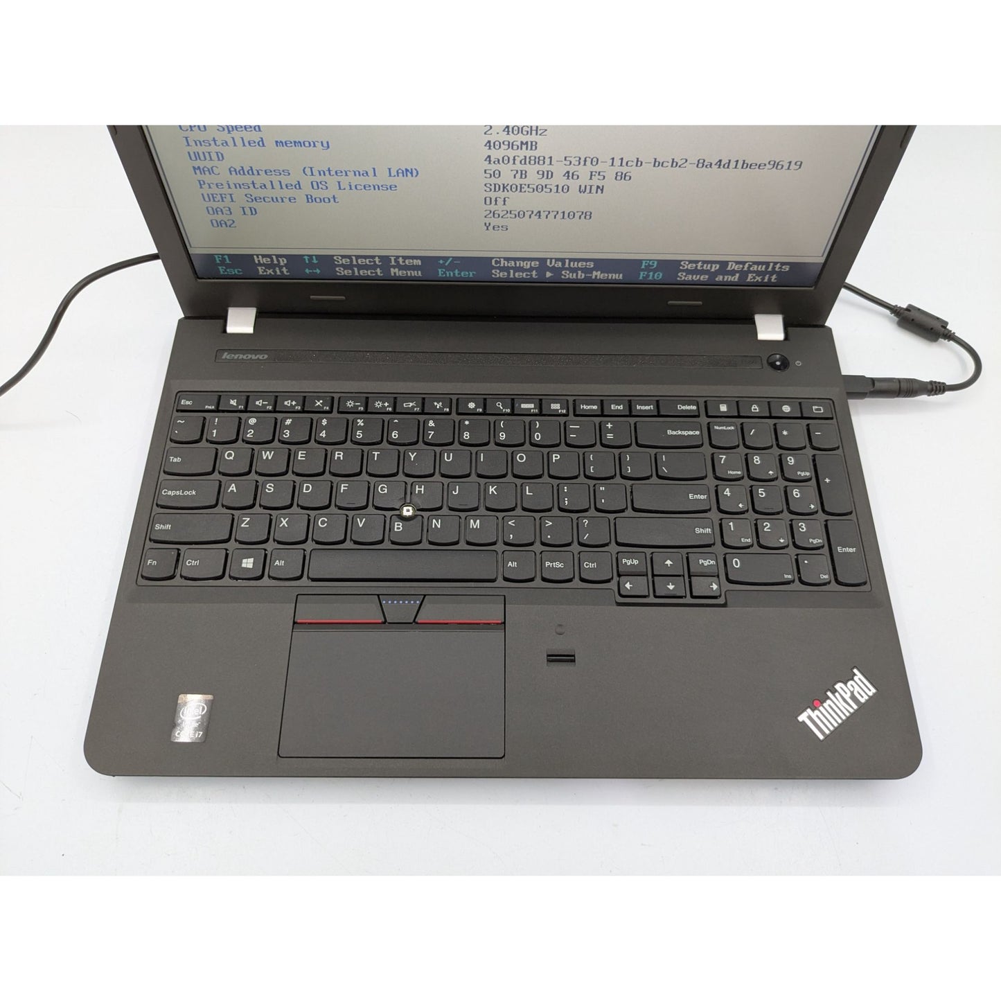 Lenovo ThinkPad E550 15.6" Intel Core i7-5500U 4GB RAM 2.40GHz Processor Laptop