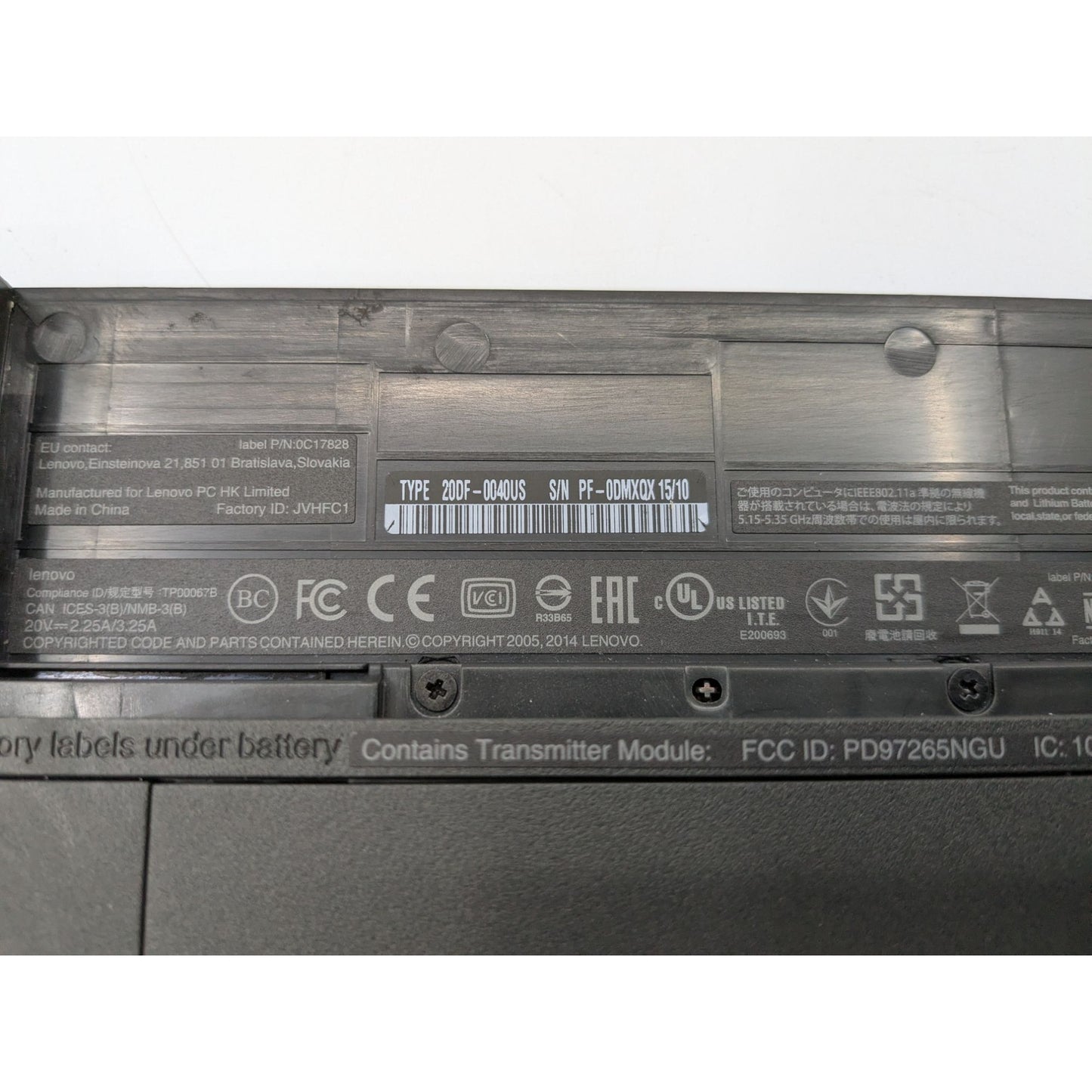 Lenovo ThinkPad E550 15.6" Intel Core i7-5500U 4GB RAM 2.40GHz Processor Laptop