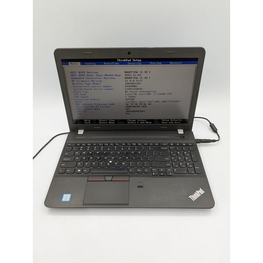 Lenovo ThinkPad E560 15.6" Display Intel Core i7-6500U 2.50GHz 4GB RAM Laptop