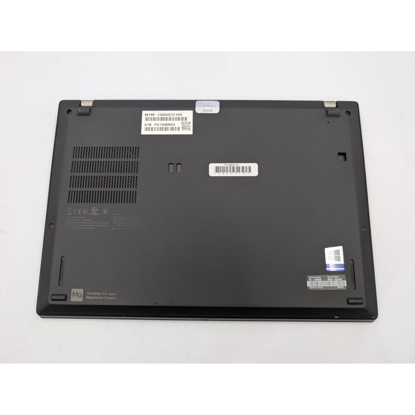 Lenovo ThinkPad X13 Gen 1 13.3" Touchscreen AMD Ryzen 5-4650U 256GB SSD 16GB RAM