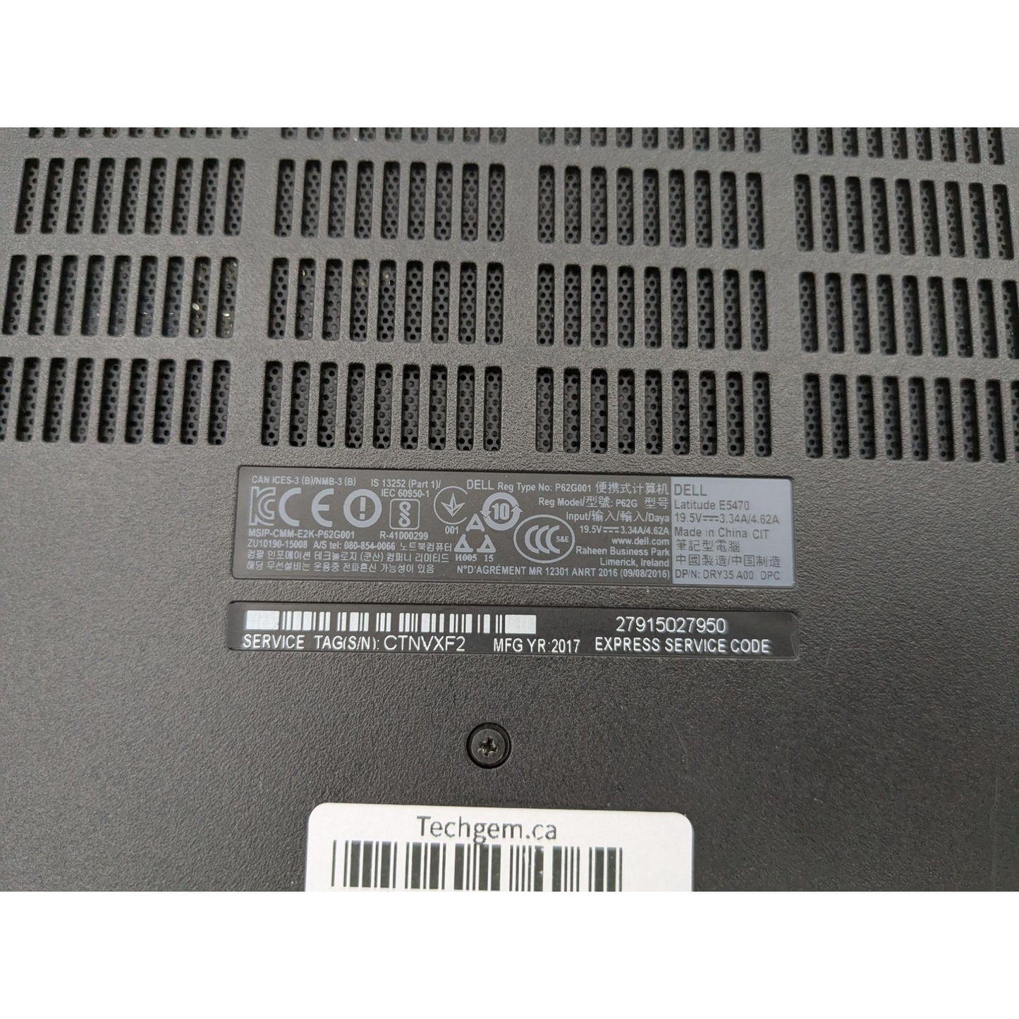 Dell Latitude E5470 14" Display Intel Core i5-6300HQ 2.30 GHz Processor Laptop