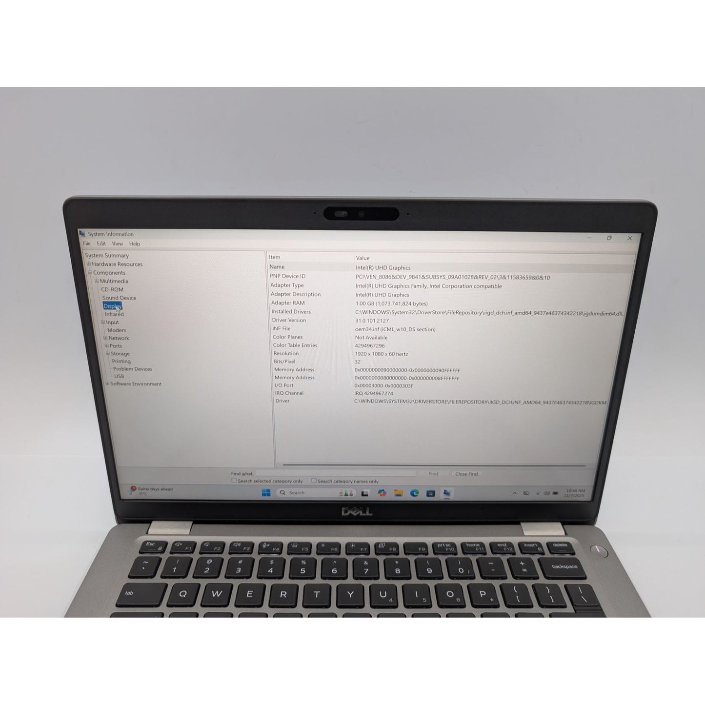 Dell Latitude 5410 14" Touchscreen Intel i5-10310U 512GB SSD 32GB RAM Win 11 Pro