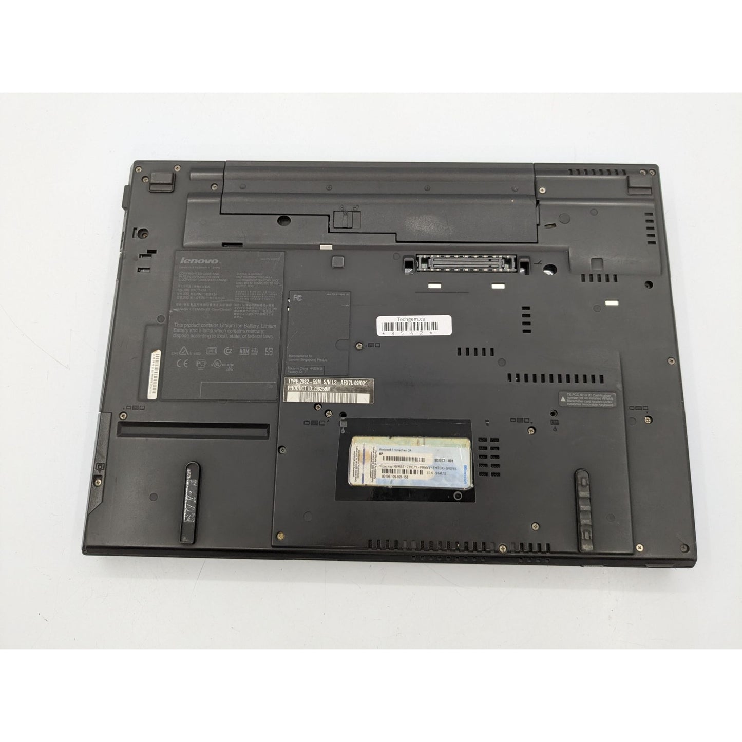 Lenovo ThinkPad T500 15.6" Display Intel Core 2 Duo P8600 2.40GHz 4GB RAM Laptop
