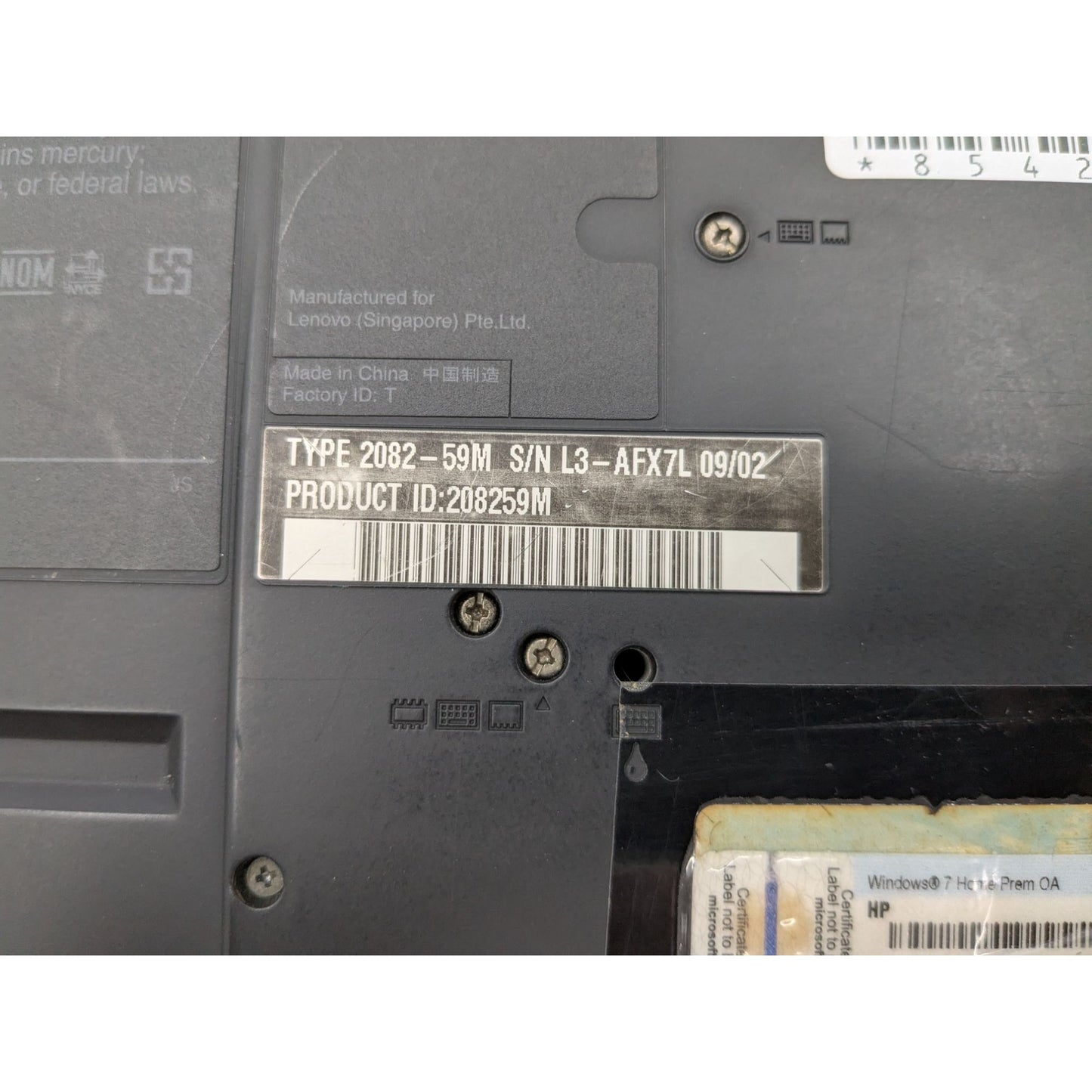 Lenovo ThinkPad T500 15.6" Display Intel Core 2 Duo P8600 2.40GHz 4GB RAM Laptop