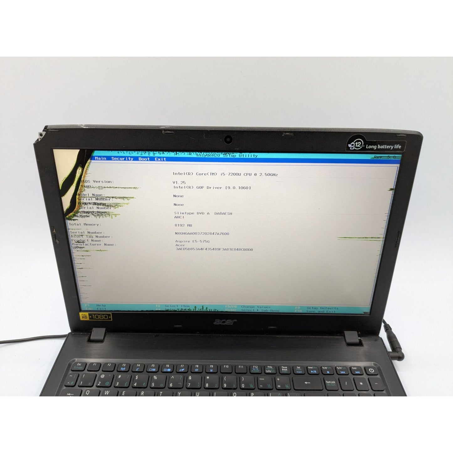 Acer Aspire E15 E5-575G-55NW 15.6" Display Intel Core i5-7200U 2.50GHz Laptop