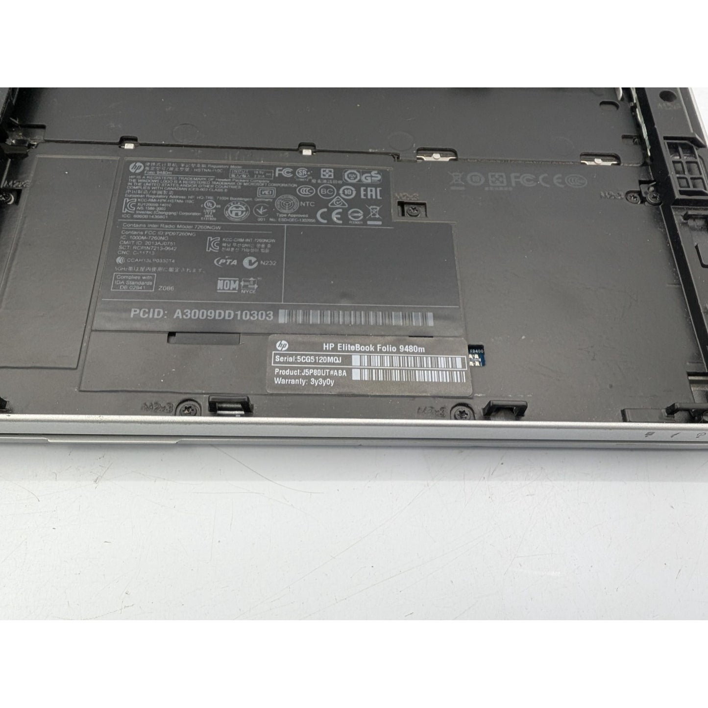 HP EliteBook Folio 9480M 15.6" Display Intel i7-4600U 2.10 GHz 4GB RAM Laptop