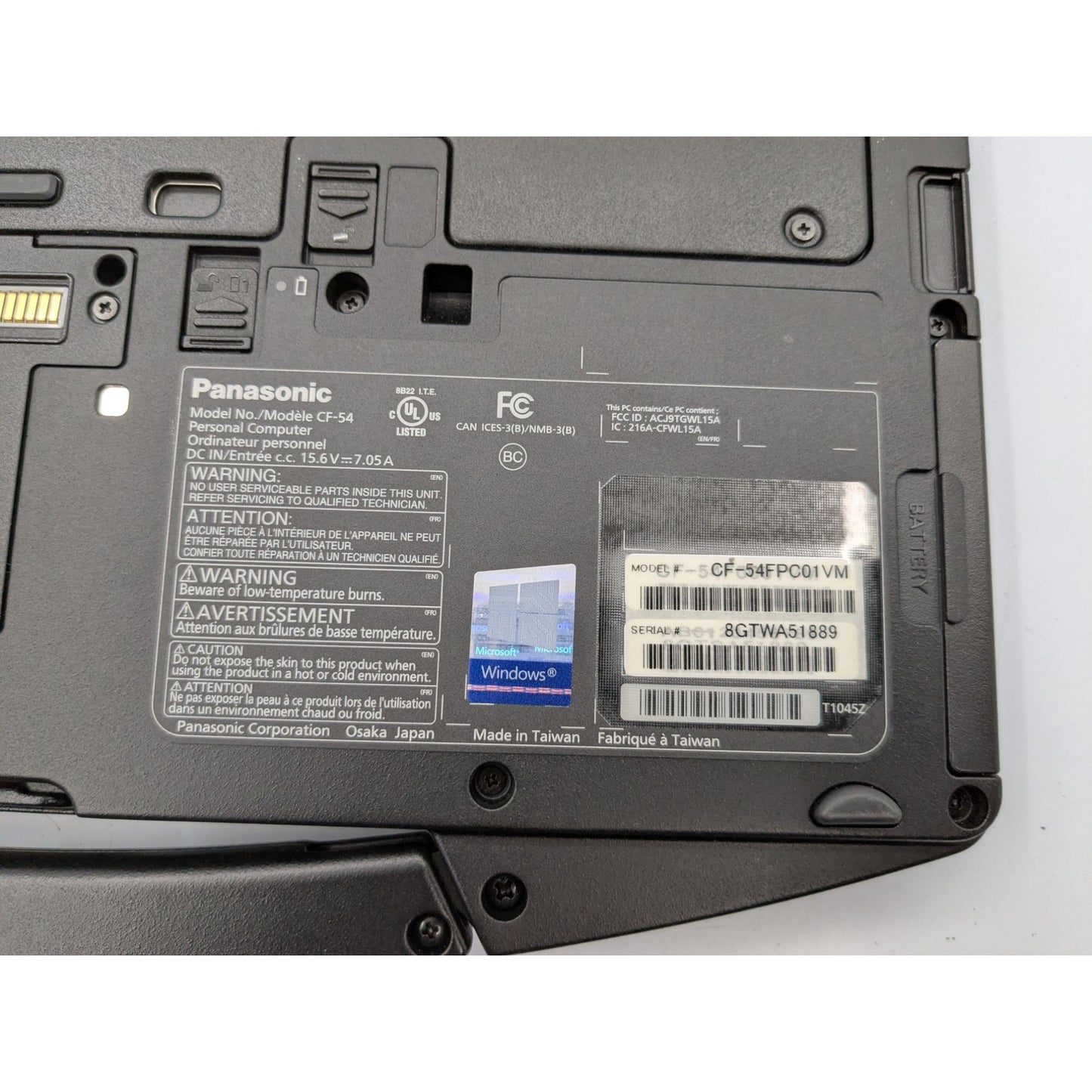 Panasonic Toughbook CF-54 14" Intel i5-6300U 16GB RAM 480GB SSD Window 11 Pro