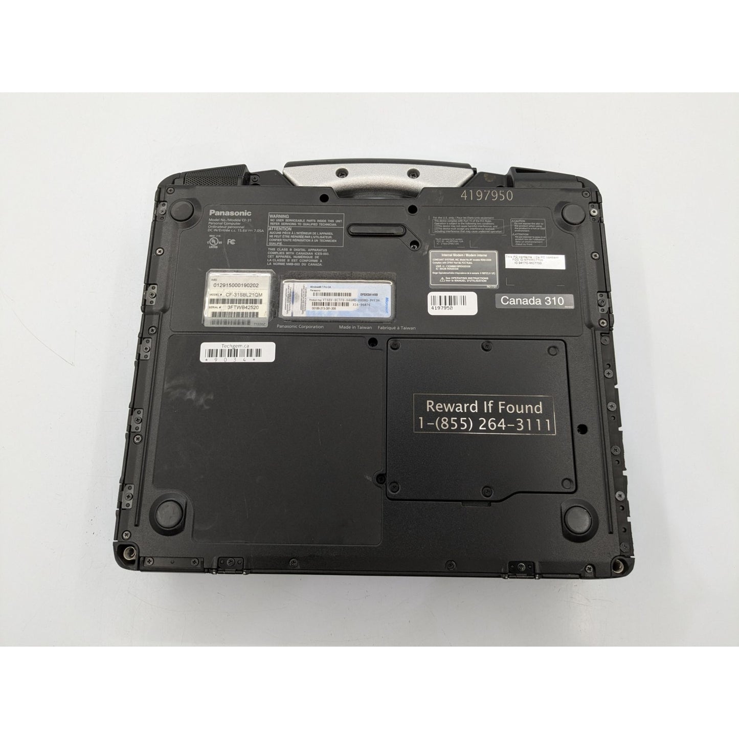 Panasonic Toughbook CF-31 13.1" Intel i5-3320M 8GB RAM 128GB SSD Windows 11 Pro