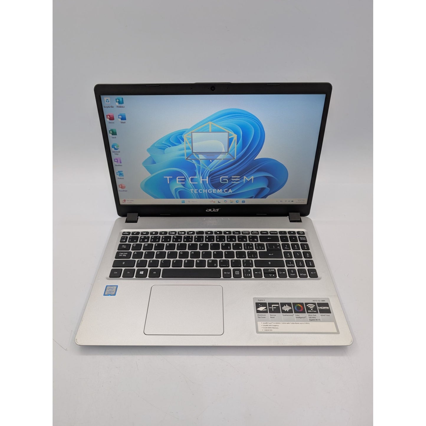 Acer Aspire 5 A515-52-58JN 15.6" Intel i5-8265U 16GB RAM 180GB SSD Win 11 Home